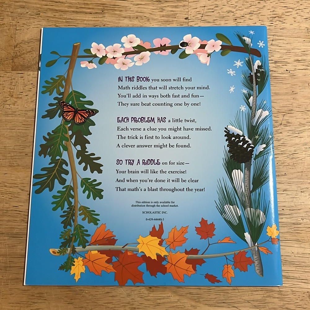 Math For All Seasons Mind Stretching Math Riddles by Greg Tang - Picture 2 of 3